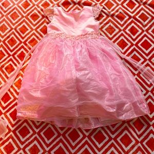 Ellie kids size 8 pink princess style dress